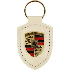 GENERICO - Llavero Para Porsche Cayenne Boxster Carrera Macan Panamera Blanco
