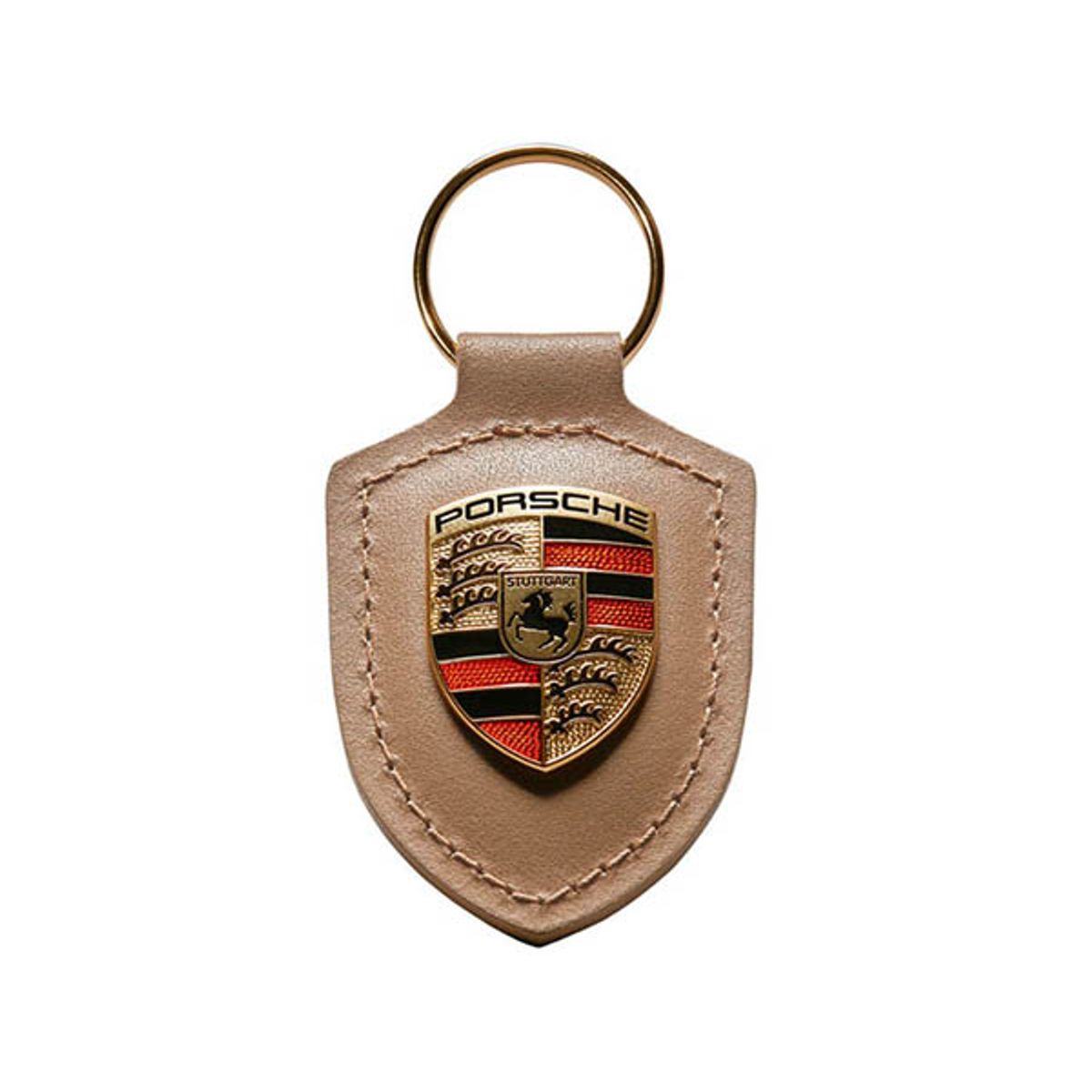 GENERICO - Llavero Para Porsche Cayenne Boxster Carrera Macan Panamera Beige