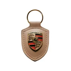 GENERICO - Llavero Para Porsche Cayenne Boxster Carrera Macan Panamera Beige