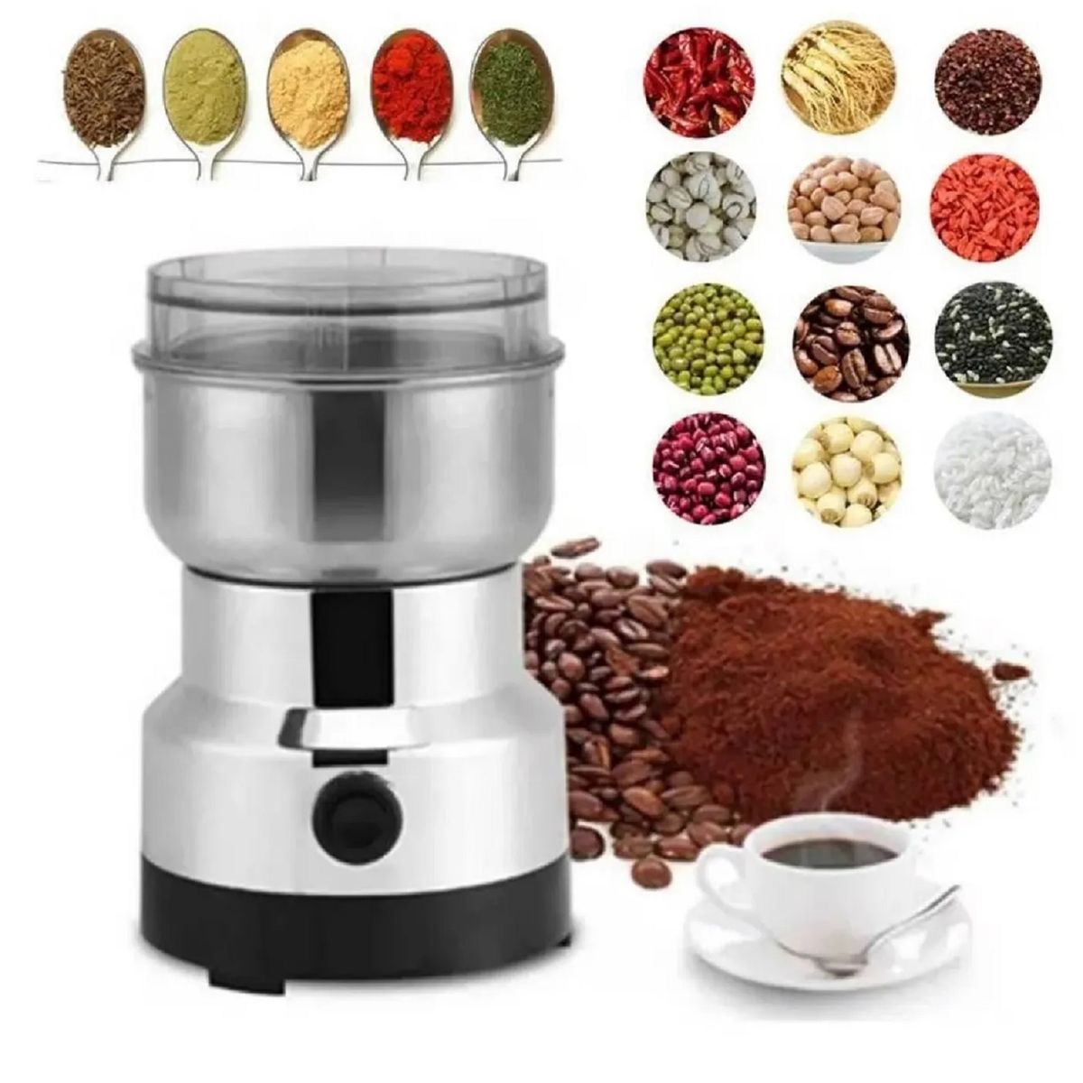 GENERICO - Moledor Molinillo Eléctrico De Café Granos Y Semillas