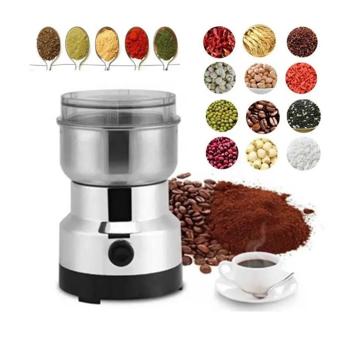 GENERICO - Moledor Molinillo Eléctrico De Café Granos Y Semillas