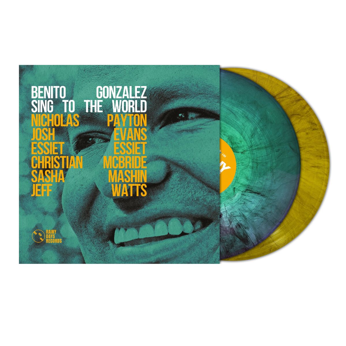 GRUPO LASER DISC - Vinilo Benito Gonzalez Sing To The World Turquoise & Ye 2LP