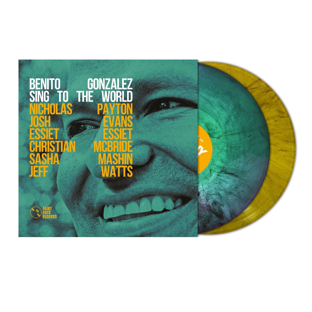 GRUPO LASER DISC - Vinilo Benito Gonzalez Sing To The World Turquoise & Ye 2LP