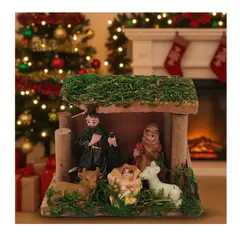 EKOL TACTICA MILITAR - Pesebre Navideño 12x9x5 cm Decoración Navidad 2025