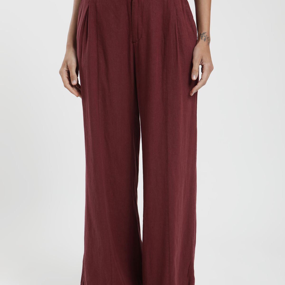 FROENS - Pantalon Docas Mujer -Lino