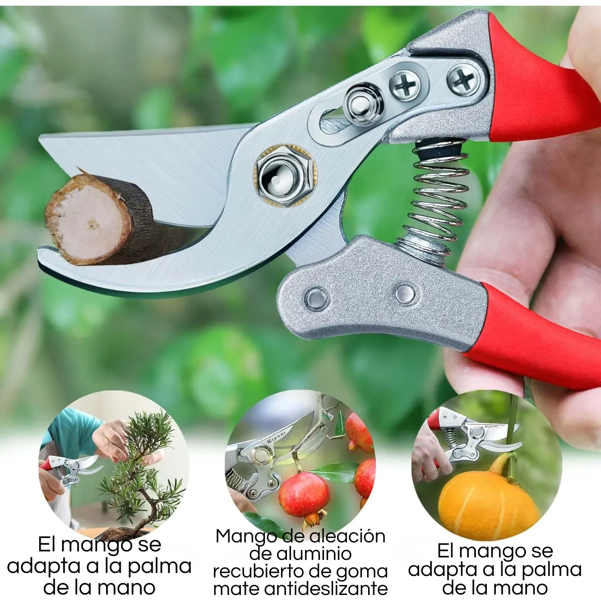 Tijera De Jardinería 8 Pulgadas Profesional, marca GENERICO - Foto 2