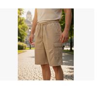 Pack 3 Shorts Hombre Gabardina Algodon. Con Bolsillos