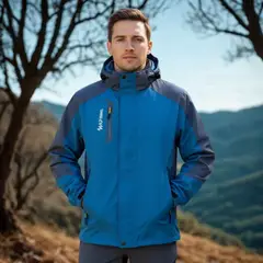 WILD TRAVEL - Chaqueta Cortaviento Impermeable Premium