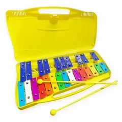 GENERICO - Metalófono Cromático Xilófono 25 Notas Con Maleta