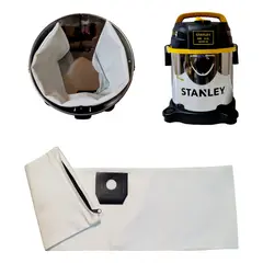BOLPAS - Bolsa Reutilizable Para Aspiradora Stanley 3 Gal Mod Sl19136