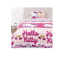 Plumón cubrecama Hello kitty Sparkle 1.5 plaza