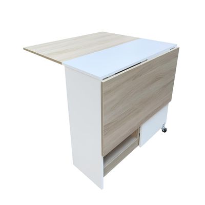 Imagen 2 del producto Mesa Plegable Xhia 120×80×75 cm Comedor Cocina u Oficina Ahorra Espacio