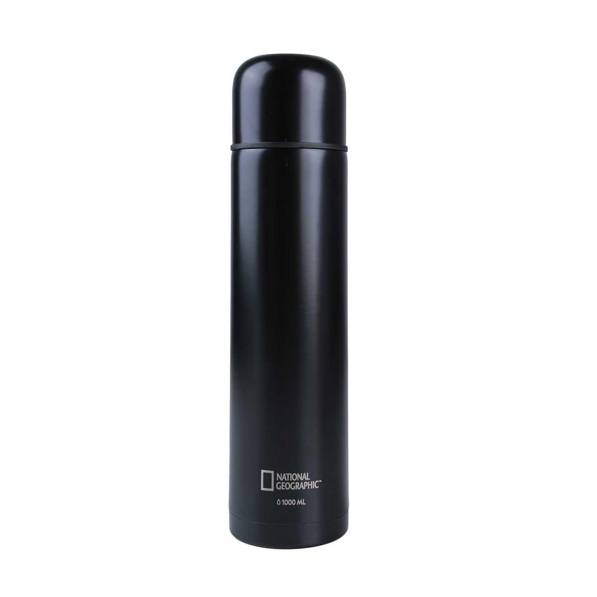NATIONAL GEOGRAPHIC - Termo Bala Metálico Negro 1000ml National Geographic