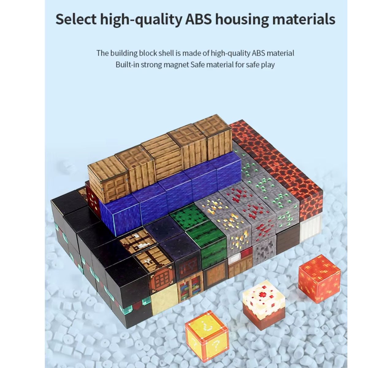OEM - BLOQUES MAGNETICO DE CONSTRUCCION  DE 120 PIEZAS MONTESSORI