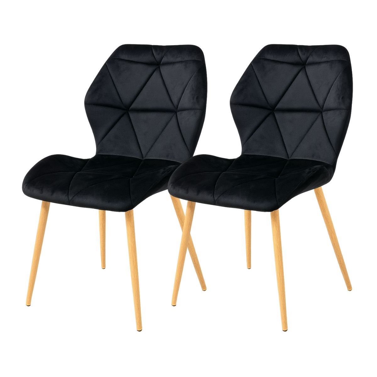 HABITA2 CHILE - Pack 2 Silla de comedor aviador wood