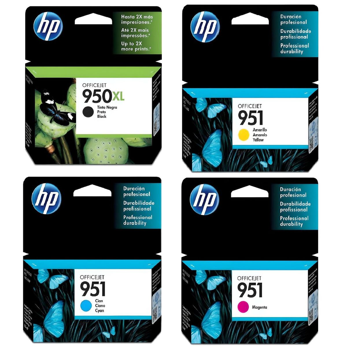 HP - Cartuchos de Tinta Hp 950XL/951 mcy Pack Original