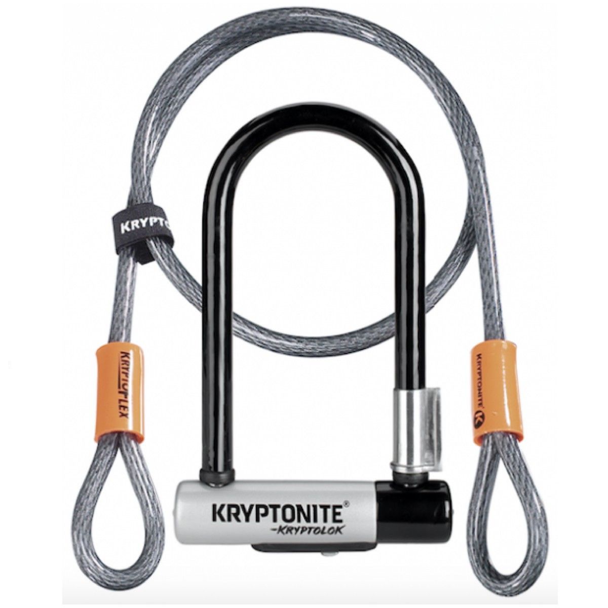 KRYPTONITE - Candado U Lock Kryptonite New Kryptolok Mini 7 Con Cable