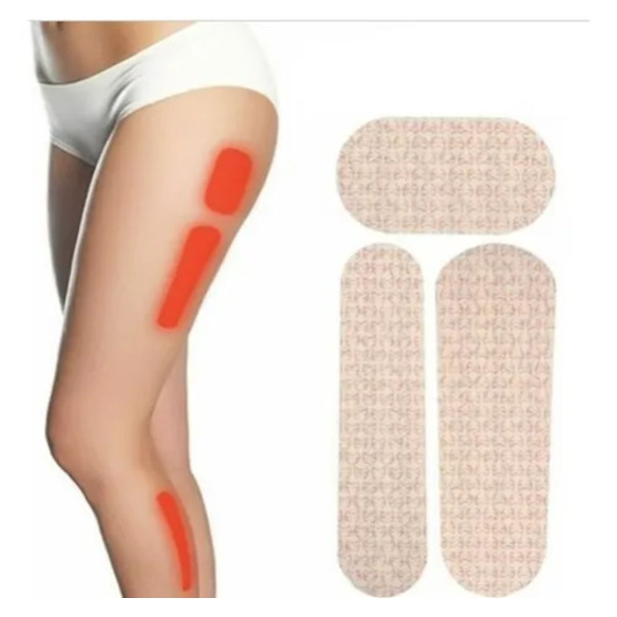 GENERICO - Set 10 Parche Adelgazante para Piernas