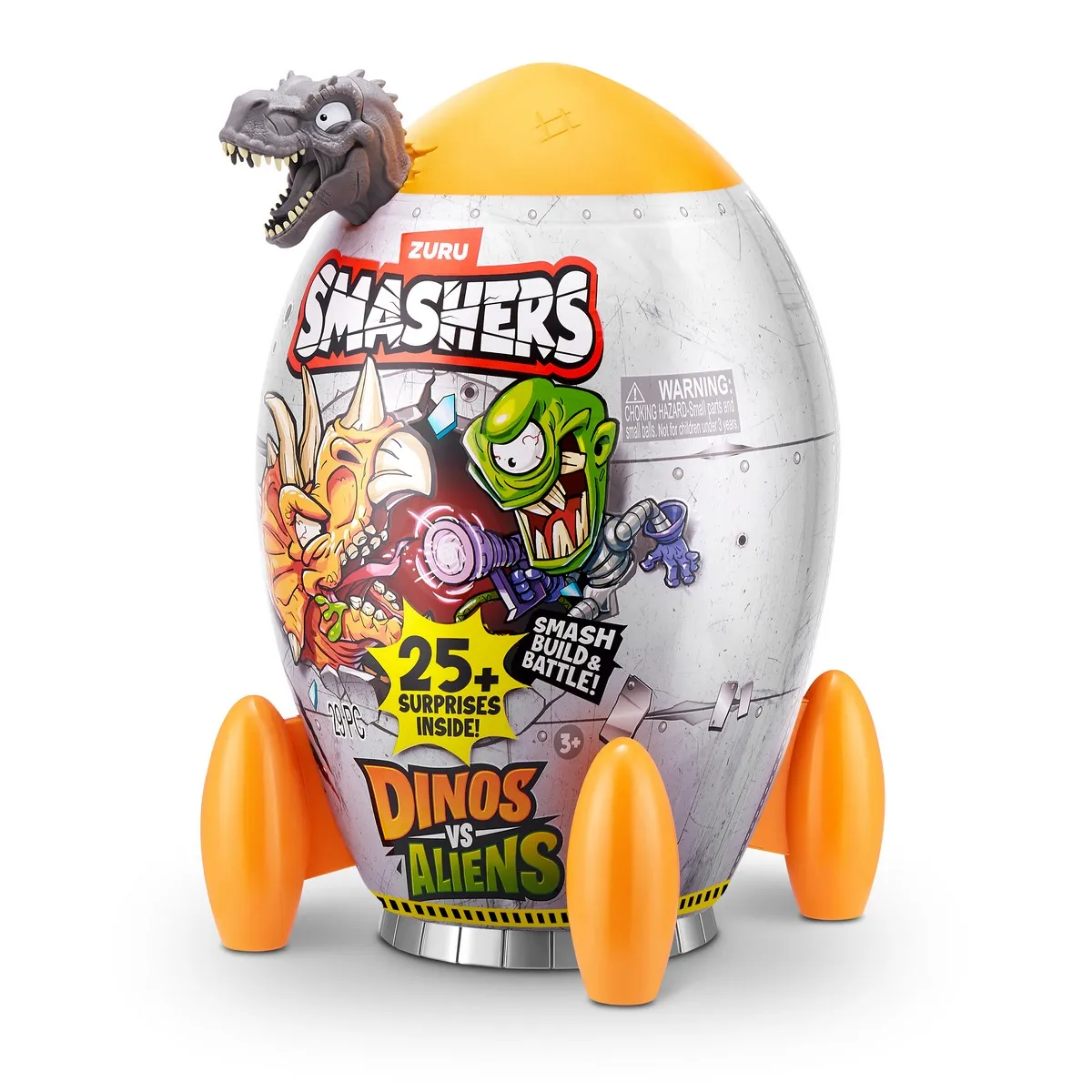 SMASHERS - Huevo Smashers Dinosaurios V/S Aliens De Zuru