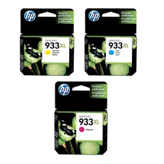 HP - Cartuchos de Tinta 933xl mcy Pack Original