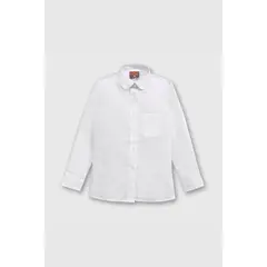 COLLOKY - Blusa Escolar Blanca Niña Talla 6A a 16A