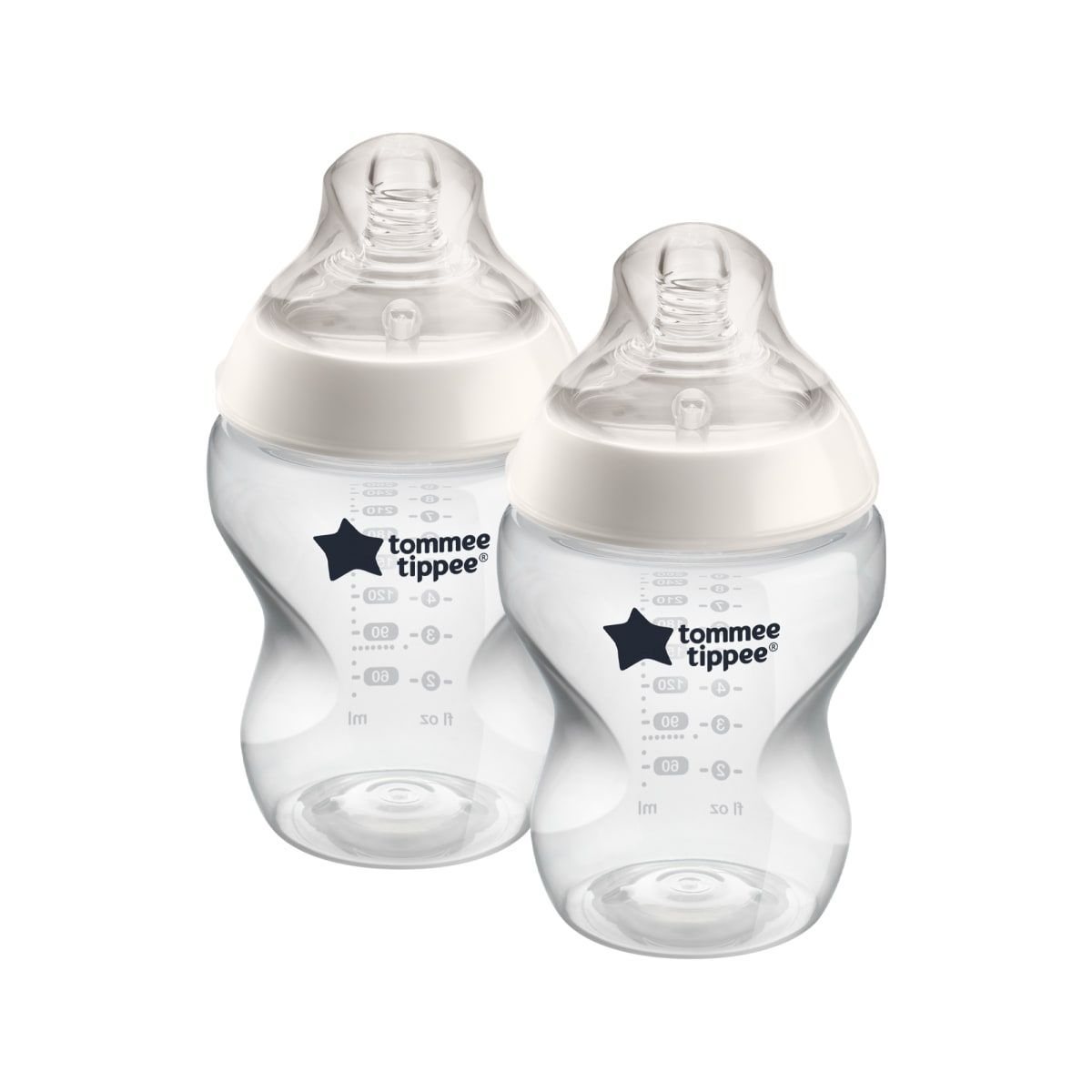 TOMMEE TIPPEE - SET 2 MAMADERAS 260ML CLOSER TO NATURE 0M+