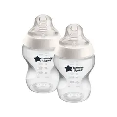 TOMMEE TIPPEE - SET 2 MAMADERAS 260ML CLOSER TO NATURE 0M+
