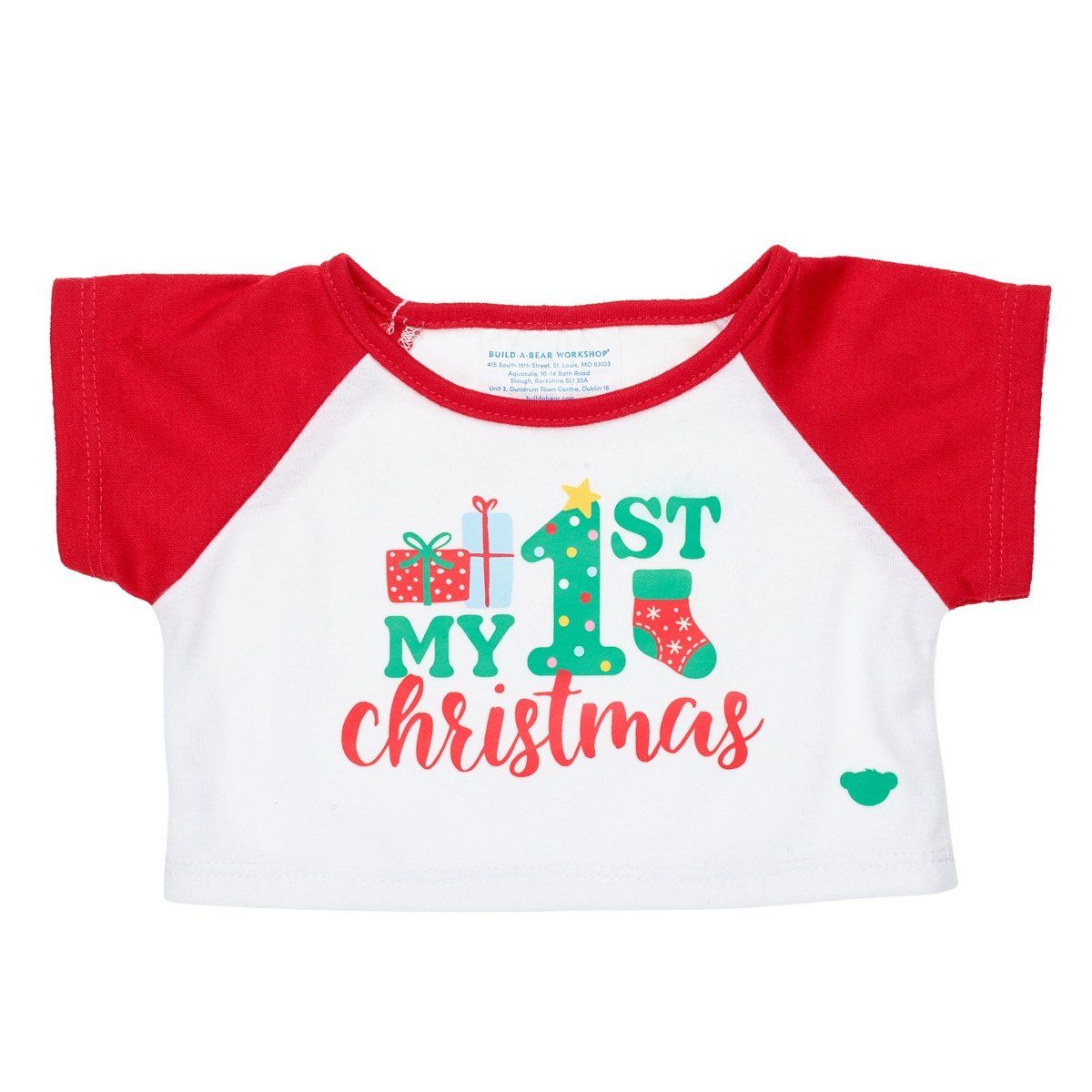 BUILD A BEAR - Polera 1st Navidad 25 25 Build-A-Bear