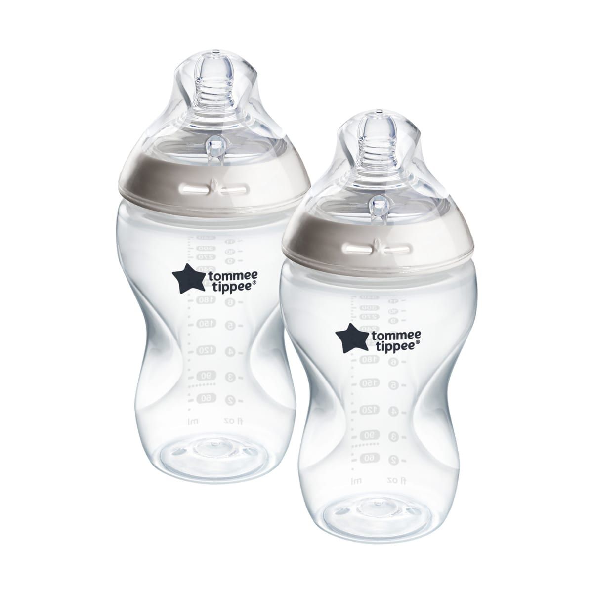 TOMMEE TIPPEE - SET 2 MAMADERAS 340ML NATURAL START 3M+
