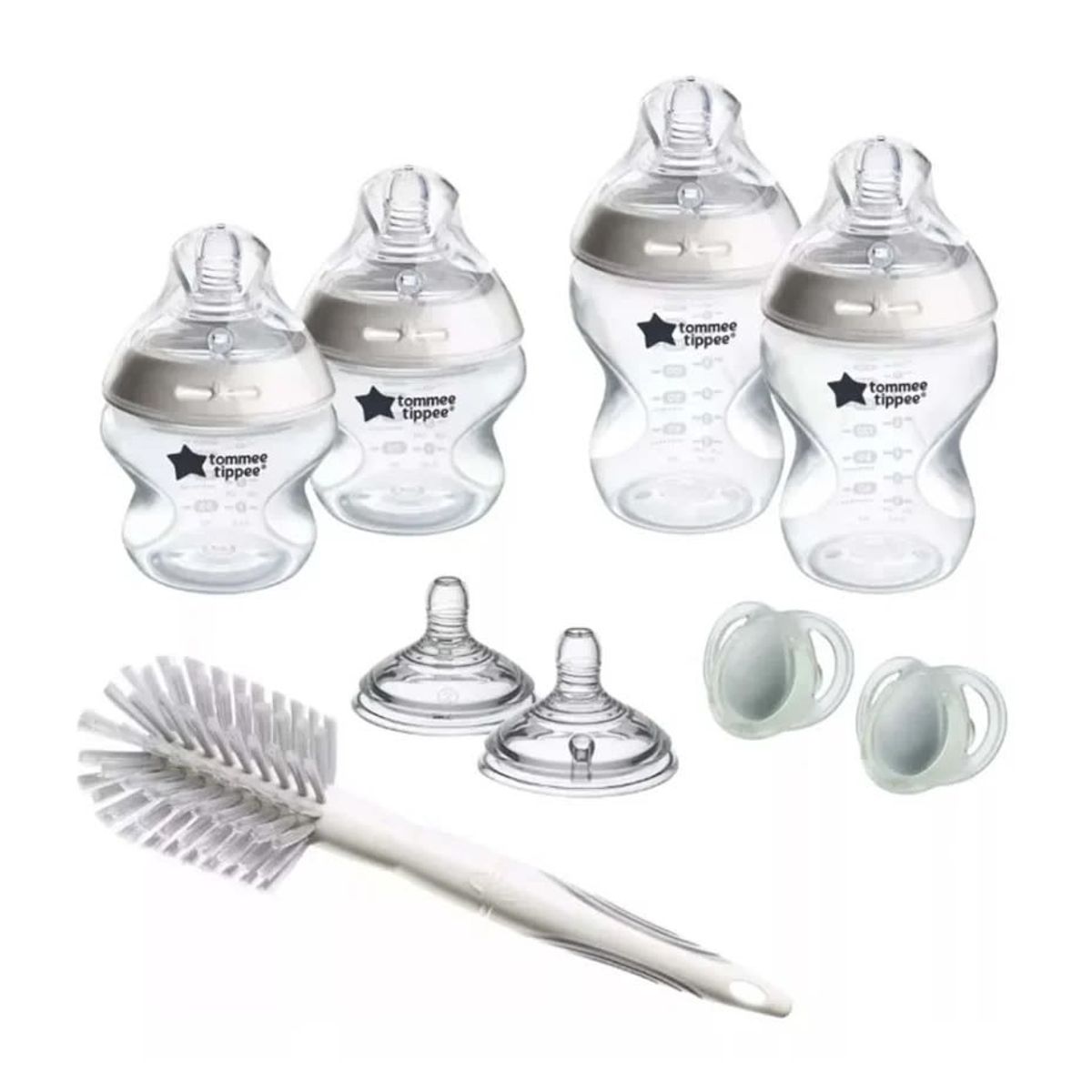 TOMMEE TIPPEE - SET 4 MAMADERAS INICIO NATURAL START 0M+ BLANCO