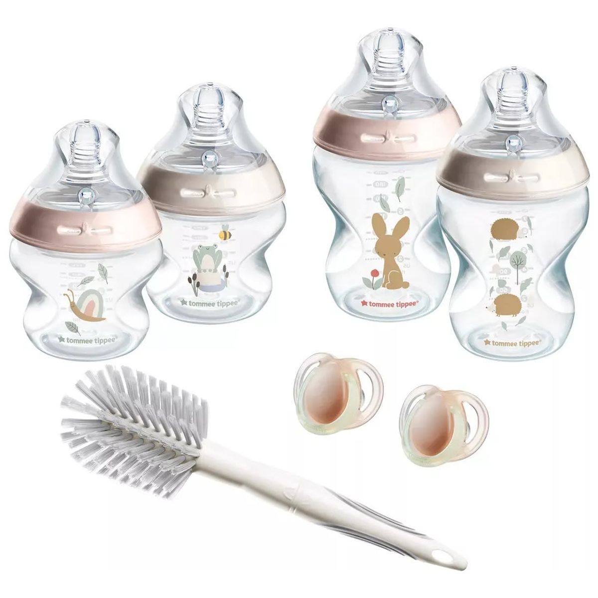 TOMMEE TIPPEE - SET 4 MAMADERAS INICIO NATURAL START 0M+ ROSADA