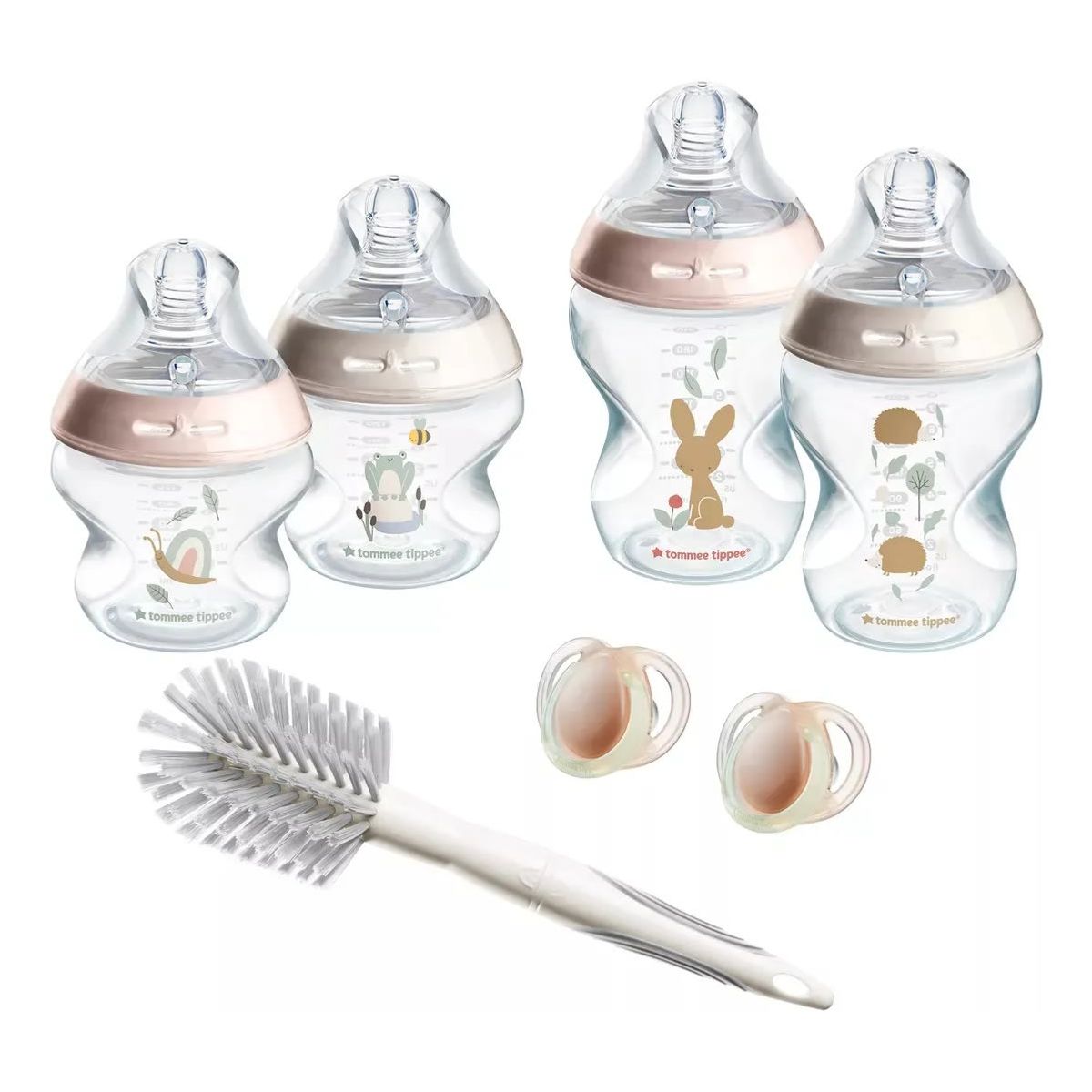 TOMMEE TIPPEE - SET 4 MAMADERAS INICIO NATURAL START 0M+ ROSADA