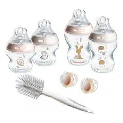 TOMMEE TIPPEE - SET 4 MAMADERAS INICIO NATURAL START 0M+ ROSADA