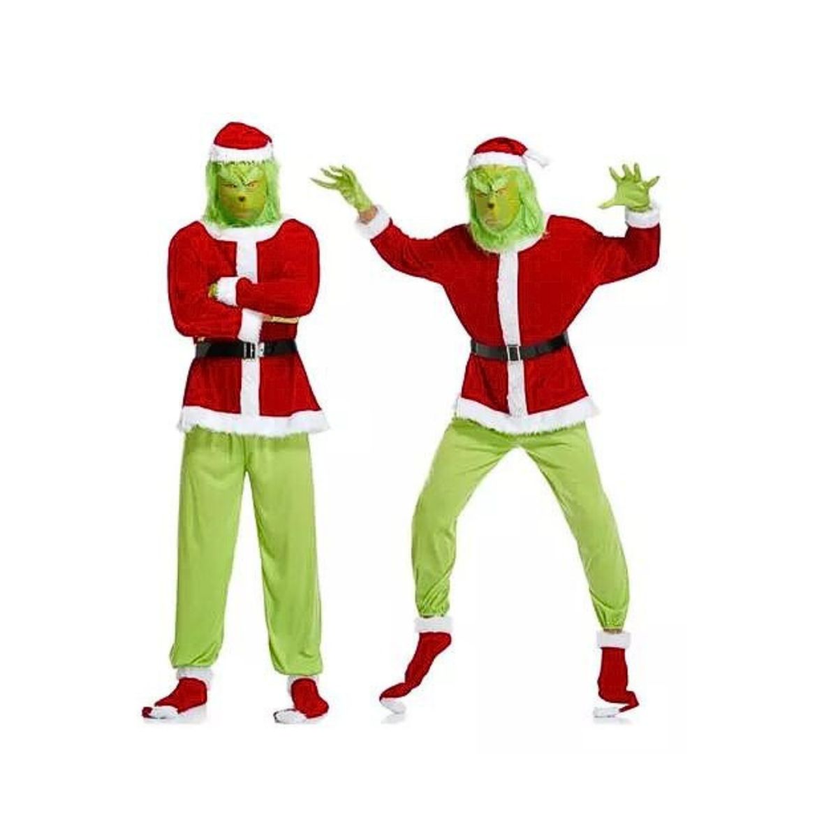 GENERICO - Disfraz De El Grinch Adulto