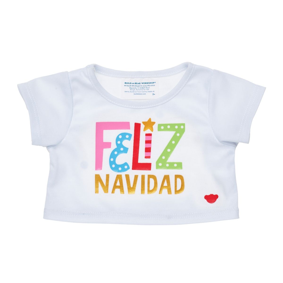 BUILD A BEAR - Polera Feliz Nav 25 Build-A-Bear