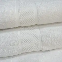 ZAHR - Toalla De Baño Blanca