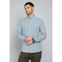 Camisa Cuadros Manga Larga