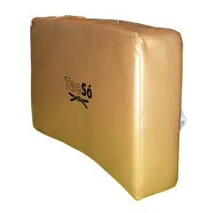 GENERICO - Escudo Curvo Iraní Artes Marciales 52x33x10 DORADO