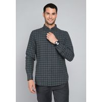 Camisa Cuadros Manga Larga