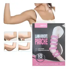 GENERICO - Set 10 Parches Quema Grasa para Brazos