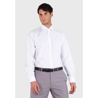 Camisa Hombre Formal Spandex Texturada Blanca