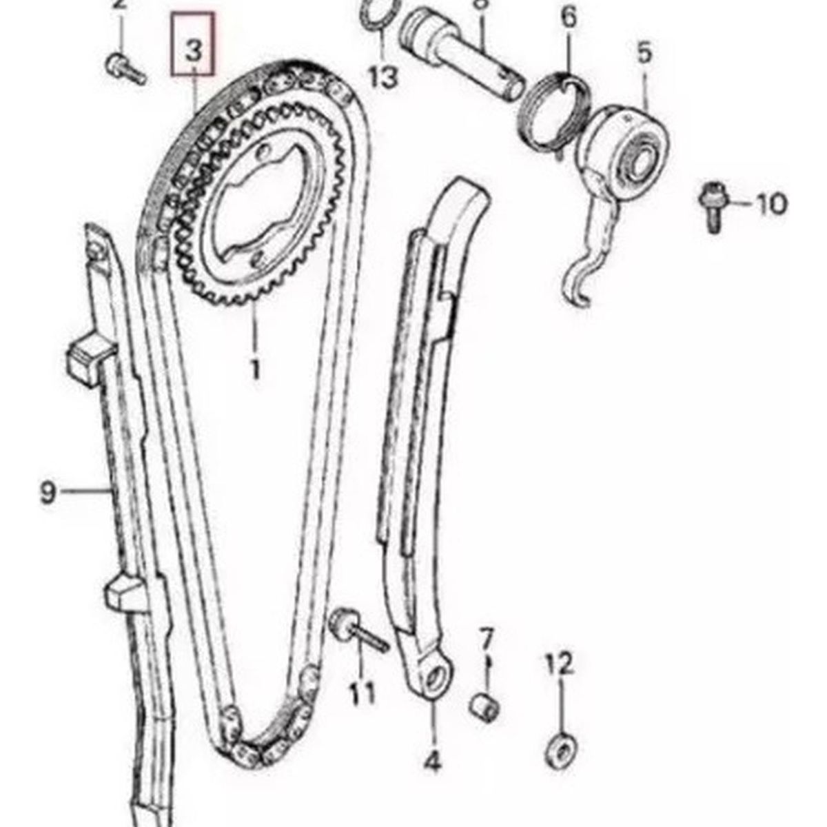 GENERICO - Kit Distribución Moto Yamaha R15 V1 - V2 Completo