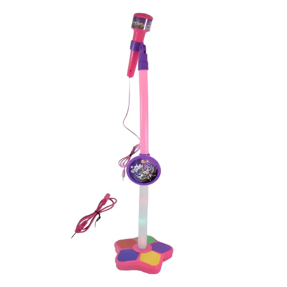 GENERICO - PACK X 3 MICRÓFONO DE KARAOKE PARA NIÑOS CON SOPORTE DE MICRÓFONO 