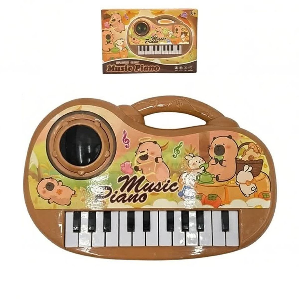 GENERICO - PACK X 3 PIANO CAPIBARA INSTRUMENTO MUSICAL DE JUGUETE  PIANO