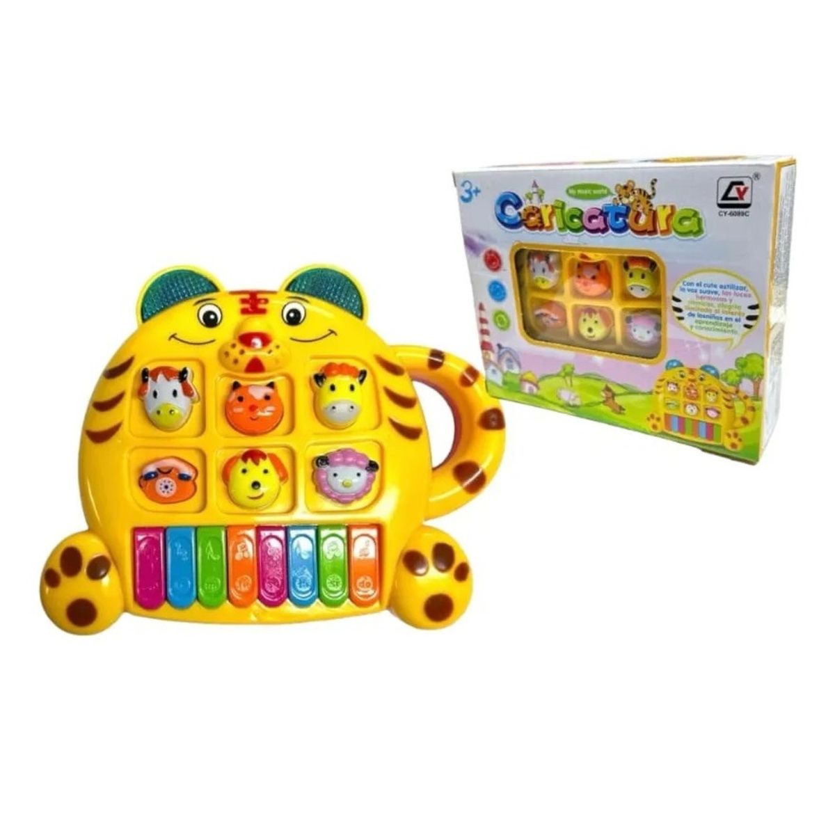 GENERICO - PACK X 3 PIANO CHICO 24 TECLASINSTRUMENTO MUSICAL DE JUGUETE