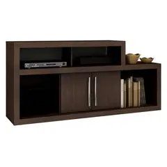 TECNOMOBILI - Rack TV 50'' 2 puertas 145x37,8x71,5 color Rustico