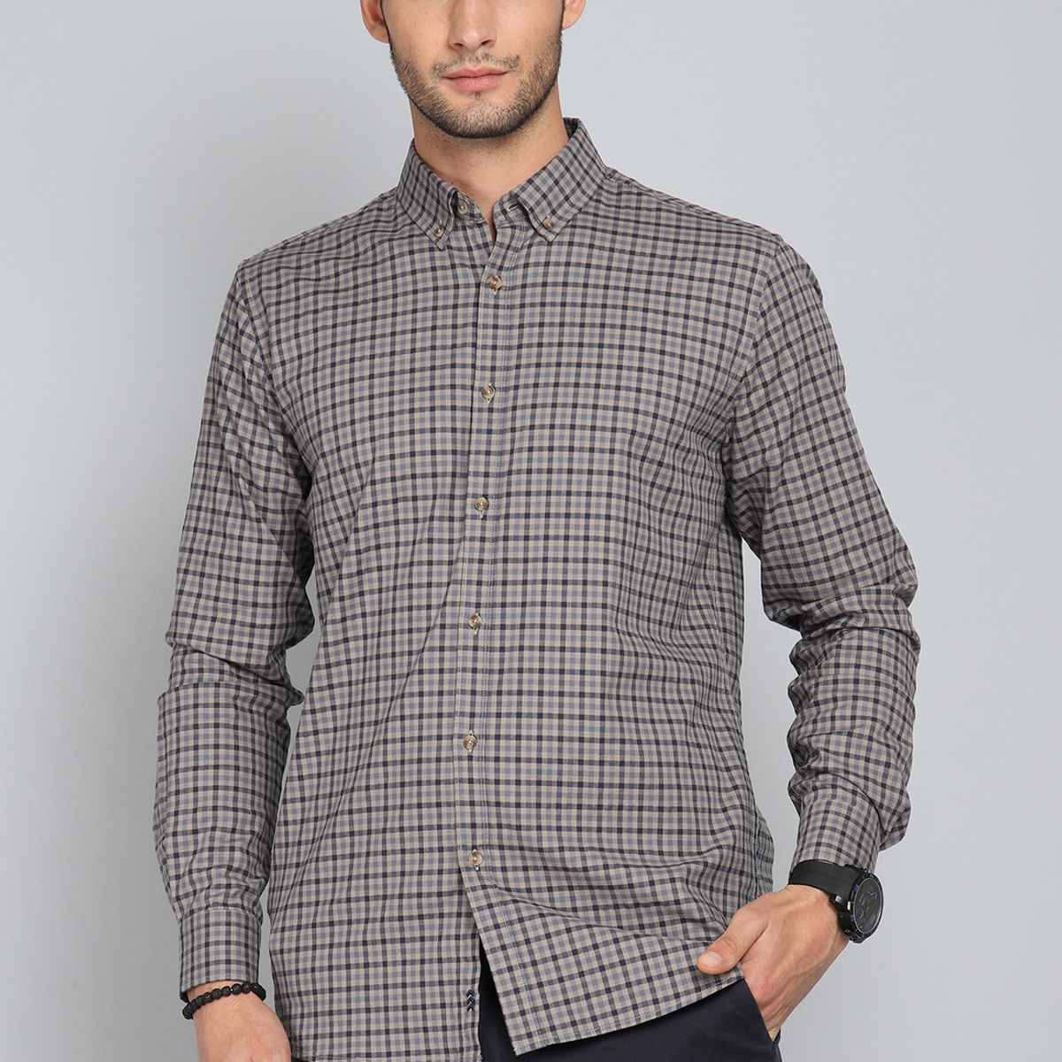 ARROW - Camisa Cuadros Spandex Arrow ARROW