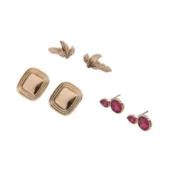 I D - Set de 3 aros Mirlo Dorado ID