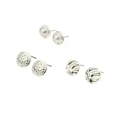 I D - Set De Tres Aros Pegados Dana Dorado Id