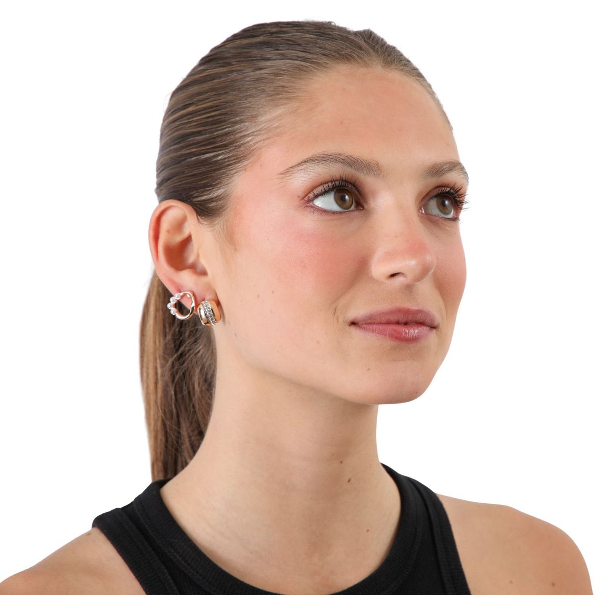 I D - Set de 3 aros Baby Dorado ID